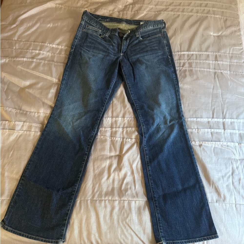 Eddie Bauer Dark Blue Curvy Fit Flare Jeans